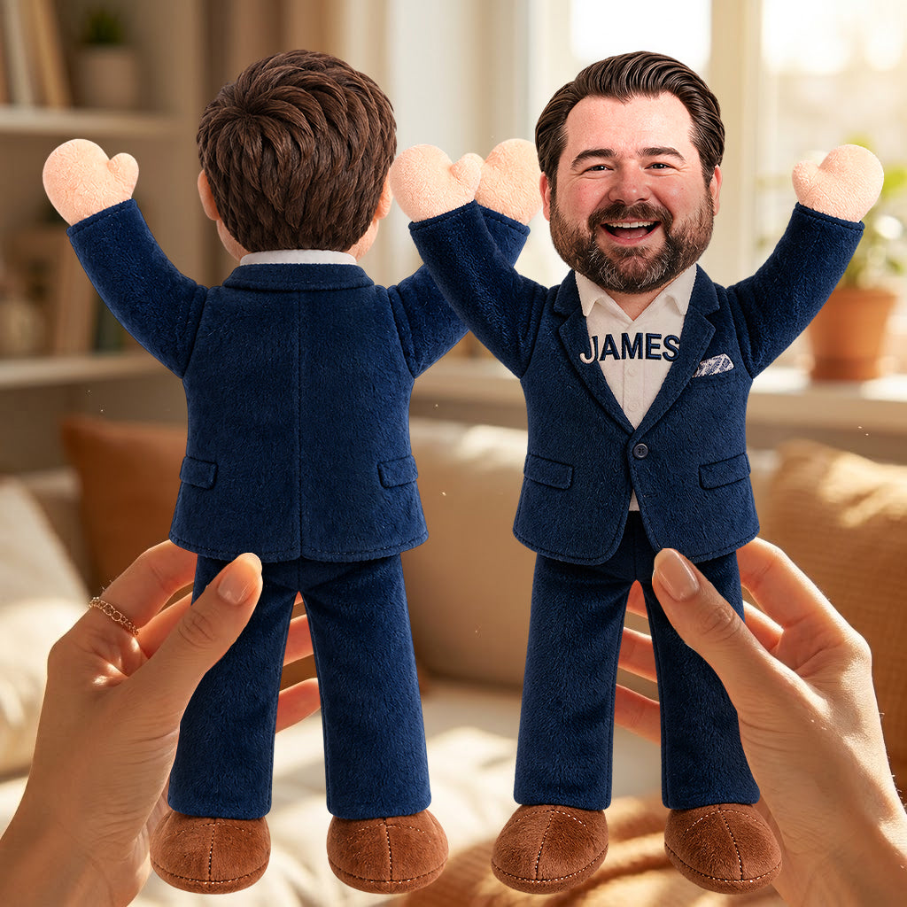 Funny Colleagues Gift - Personalized Colleague Posable Plush Doll