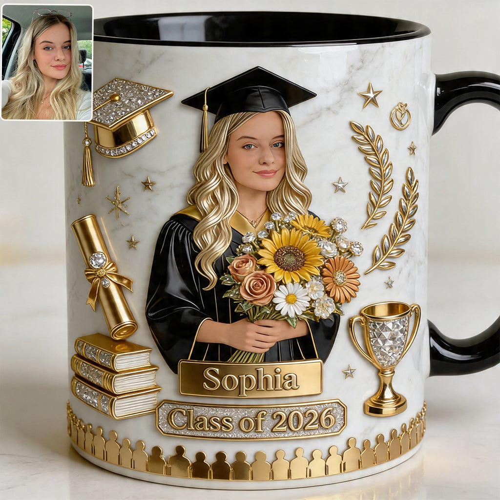 Herzlichen Glückwunsch zur Graduierung! - Personalisierte Graduierungs-Tasse
