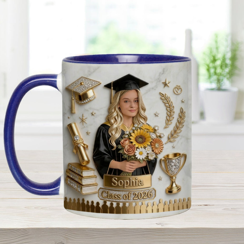 Herzlichen Glückwunsch zur Graduierung! - Personalisierte Graduierungs-Tasse