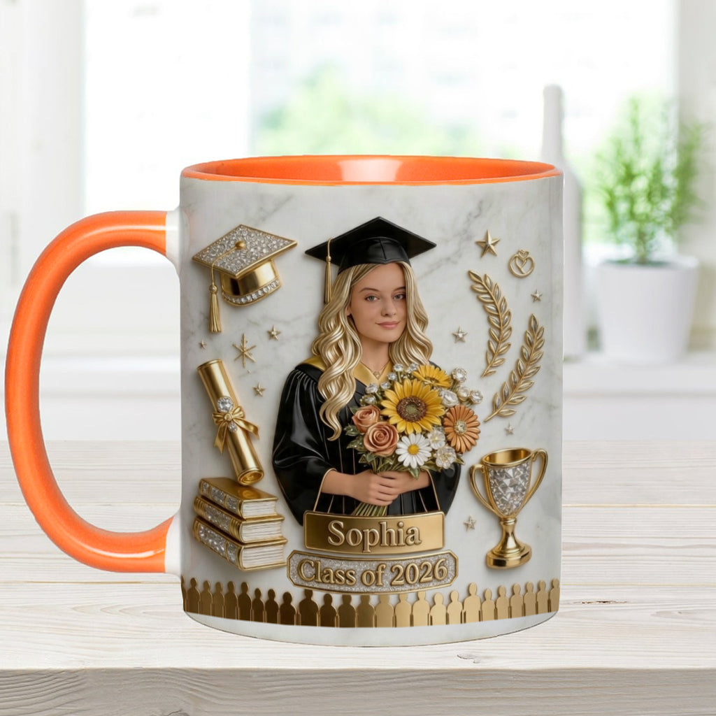 Herzlichen Glückwunsch zur Graduierung! - Personalisierte Graduierungs-Tasse