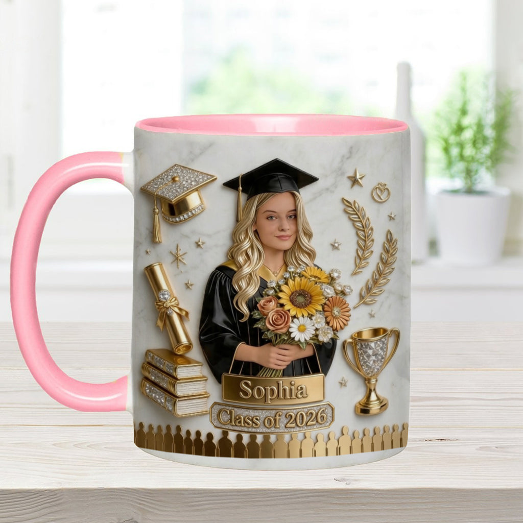 Herzlichen Glückwunsch zur Graduierung! - Personalisierte Graduierungs-Tasse