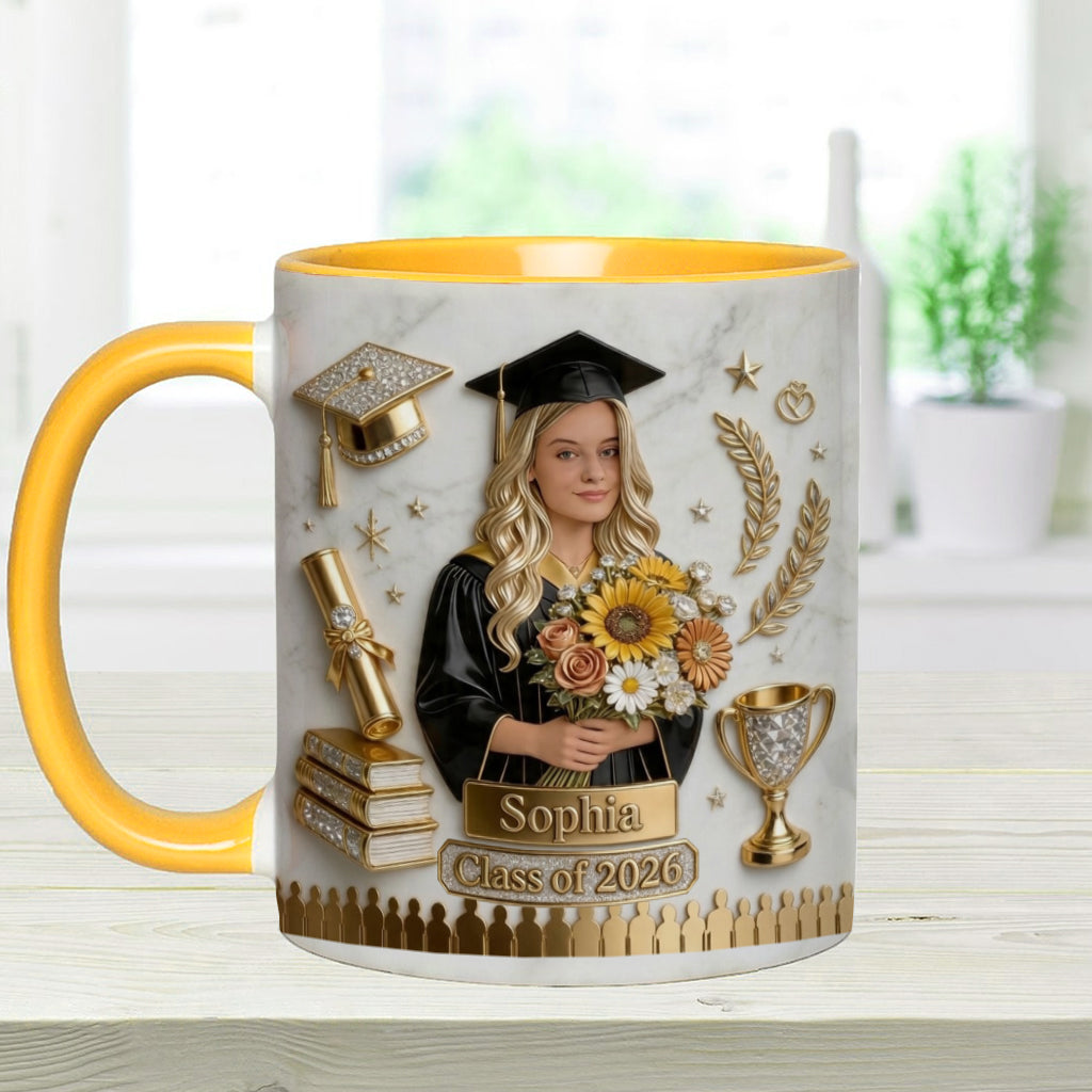 Herzlichen Glückwunsch zur Graduierung! - Personalisierte Graduierungs-Tasse