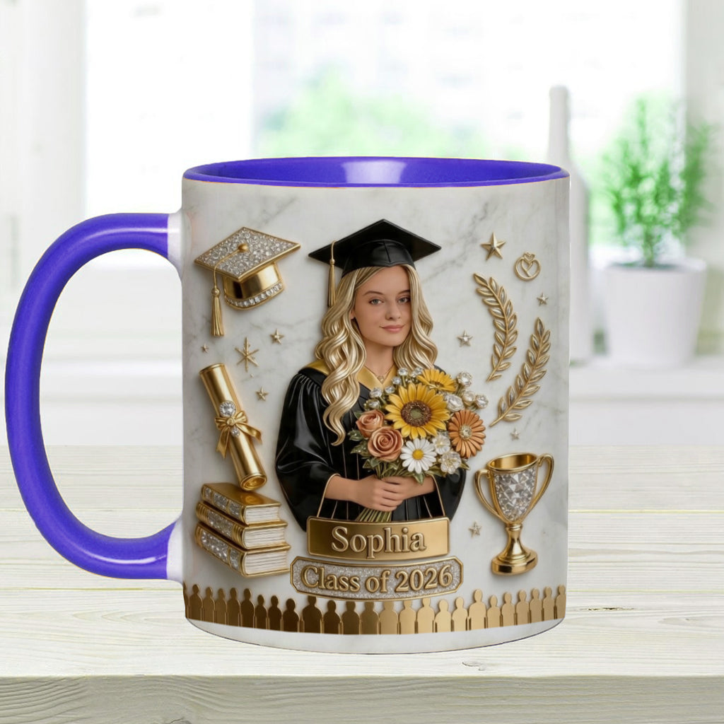 Herzlichen Glückwunsch zur Graduierung! - Personalisierte Graduierungs-Tasse