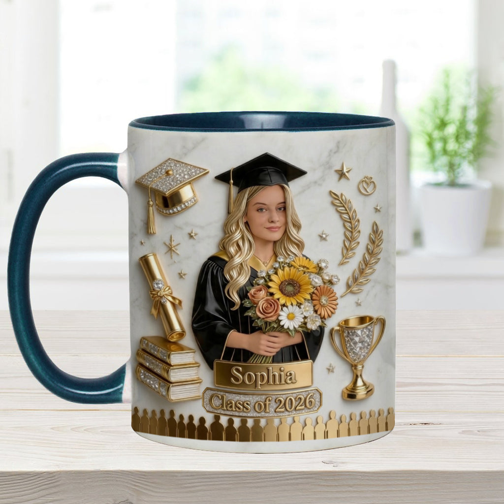 Herzlichen Glückwunsch zur Graduierung! - Personalisierte Graduierungs-Tasse