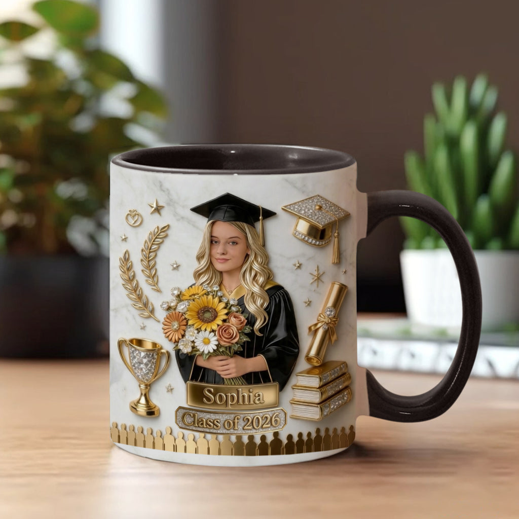 Herzlichen Glückwunsch zur Graduierung! - Personalisierte Graduierungs-Tasse