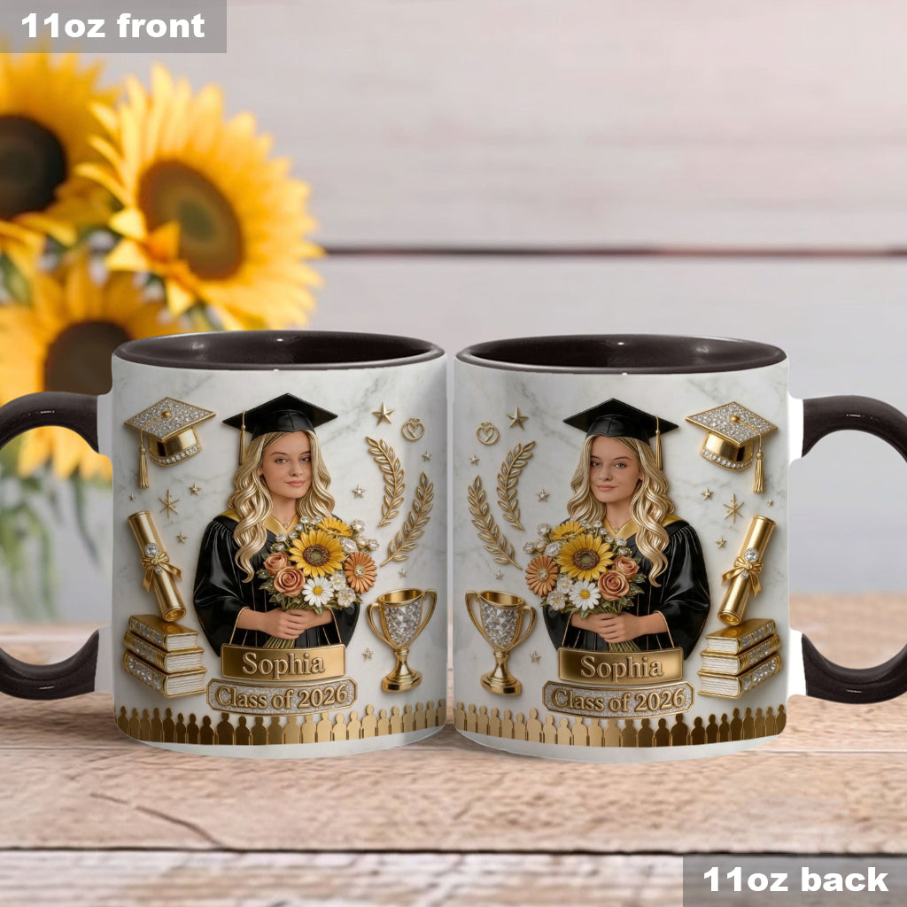 Herzlichen Glückwunsch zur Graduierung! - Personalisierte Graduierungs-Tasse
