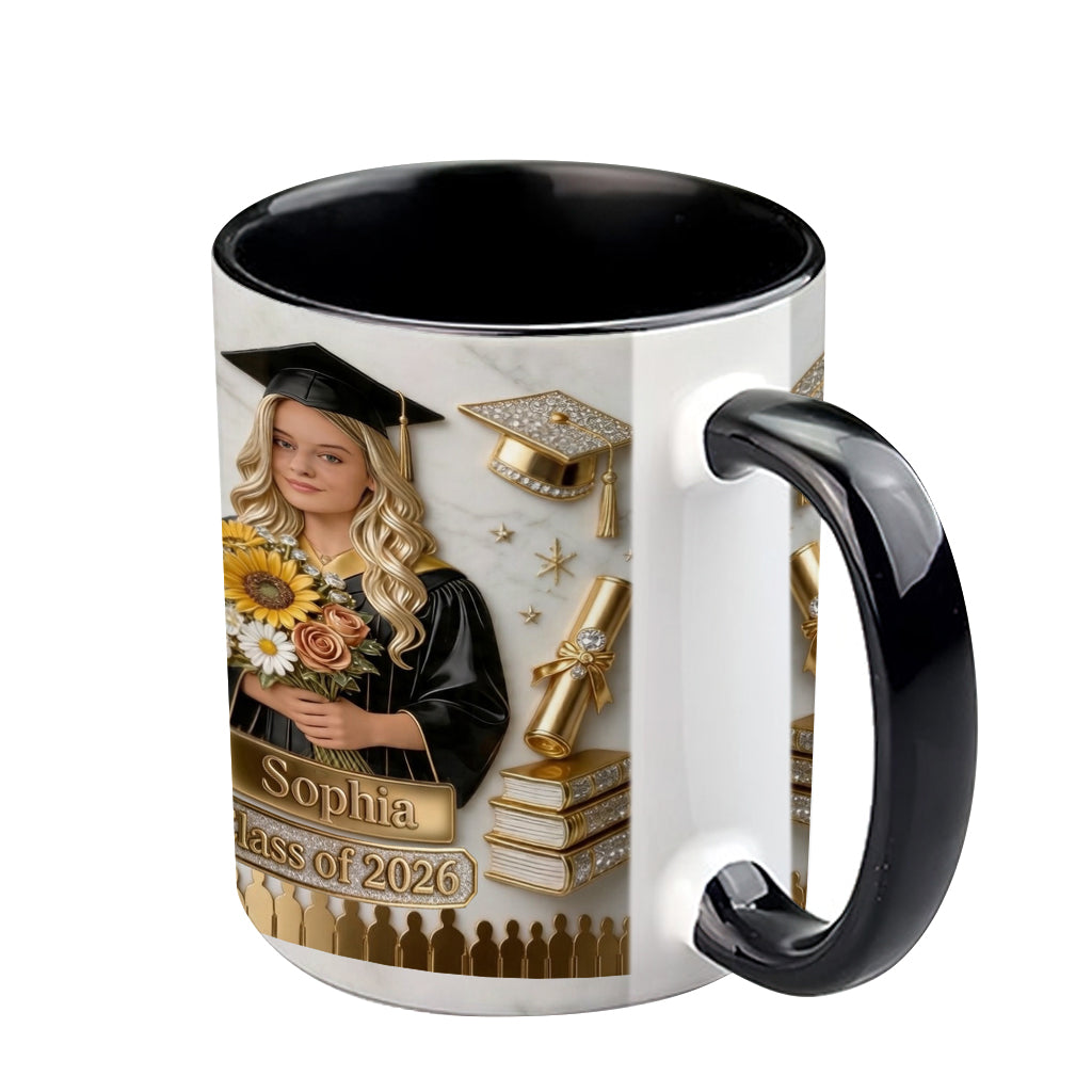 Herzlichen Glückwunsch zur Graduierung! - Personalisierte Graduierungs-Tasse
