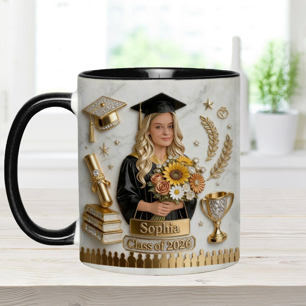 Herzlichen Glückwunsch zur Graduierung! - Personalisierte Graduierungs-Tasse