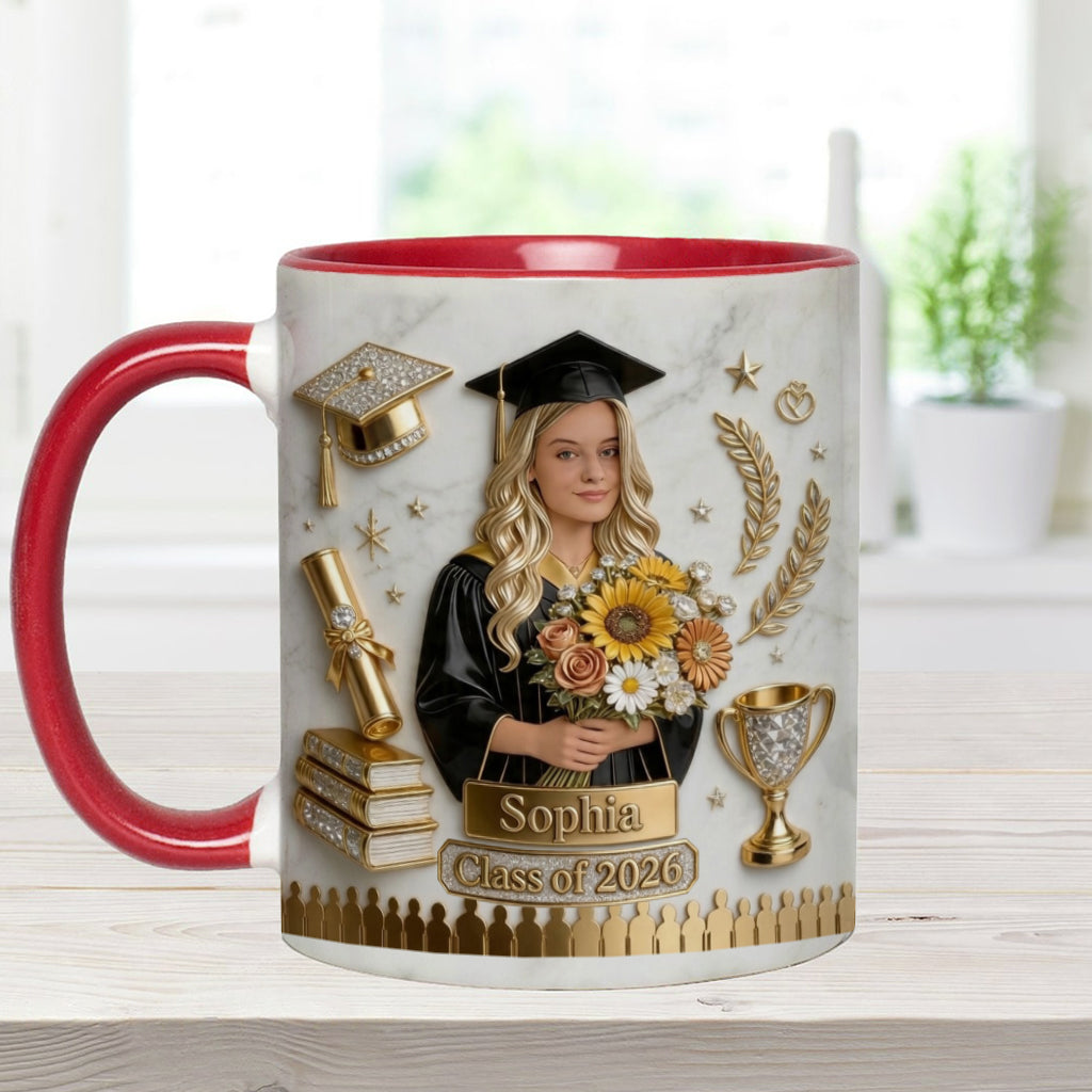 Herzlichen Glückwunsch zur Graduierung! - Personalisierte Graduierungs-Tasse