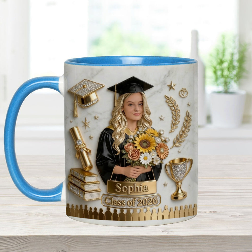Herzlichen Glückwunsch zur Graduierung! - Personalisierte Graduierungs-Tasse
