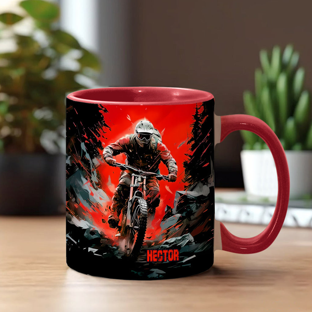 Cool Dirt Bike, Motocross - Personalized Dirt Bike Accent Mug