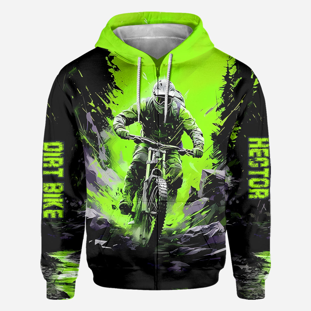 Cool Dirt Bike, Motocross - Personalized Dirt Bike All Over Shirt
