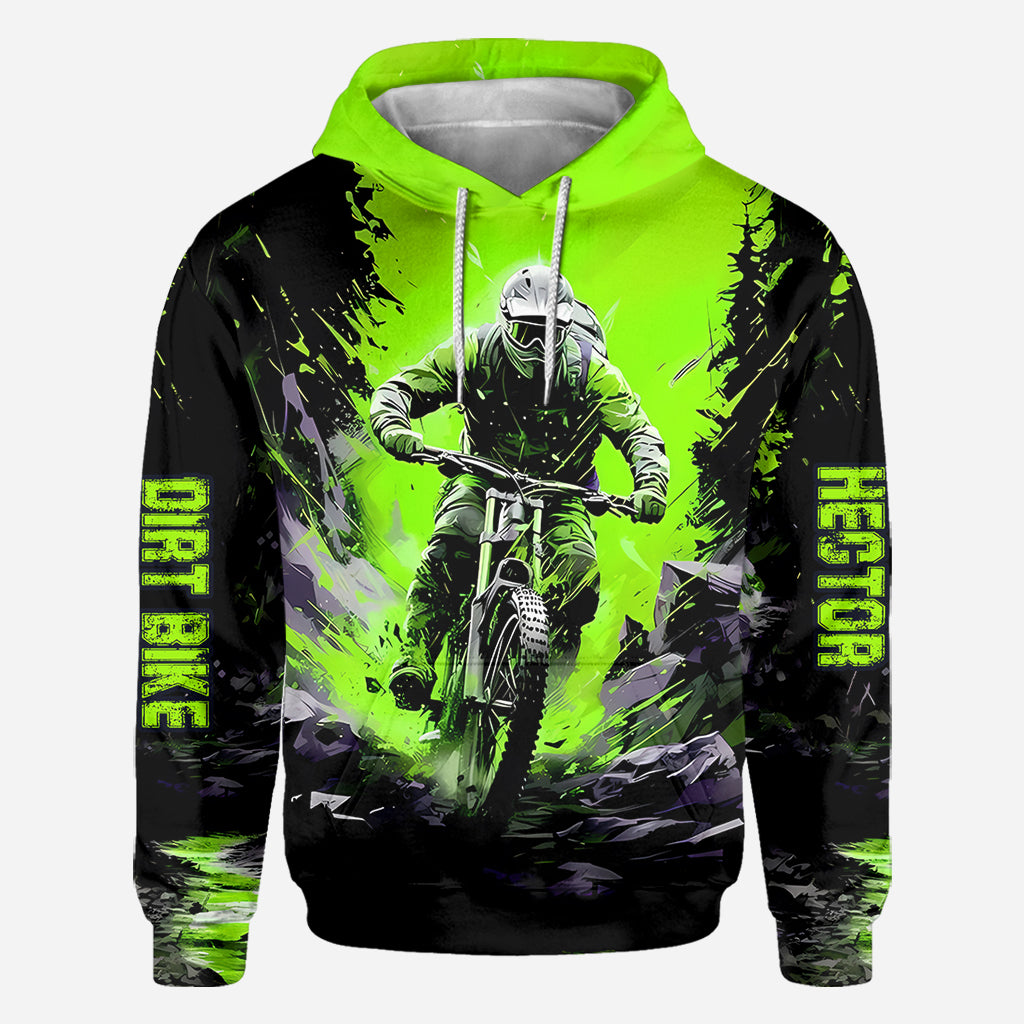 Cool Dirt Bike, Motocross - Personalized Dirt Bike All Over Shirt