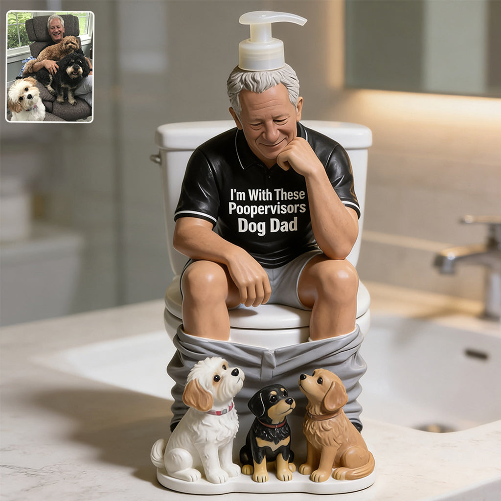 Lustiger Hundevater/ Hundemutter Moment - Personalisierter Seifenspender