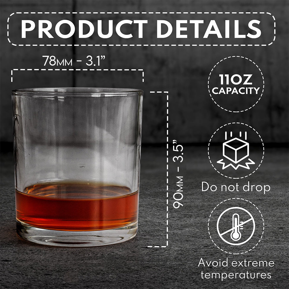 Congrats On Being My Husband - Personalized Couple Whiskey Glass