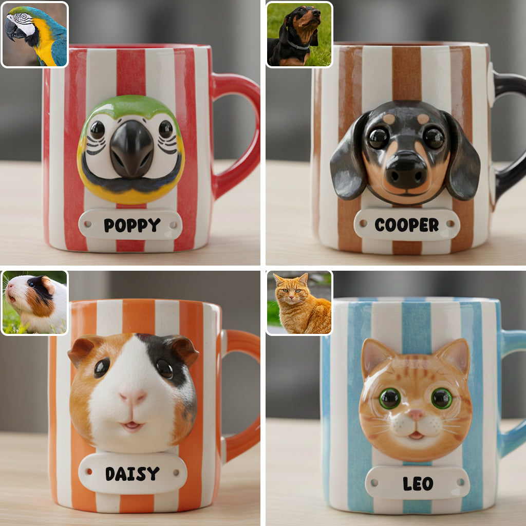 Mug personnalisé avec motif chien - Animaux magnifiques