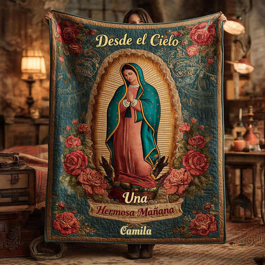 Personalisierte christliche Decke Unserer Lieben Frau von Guadalupe