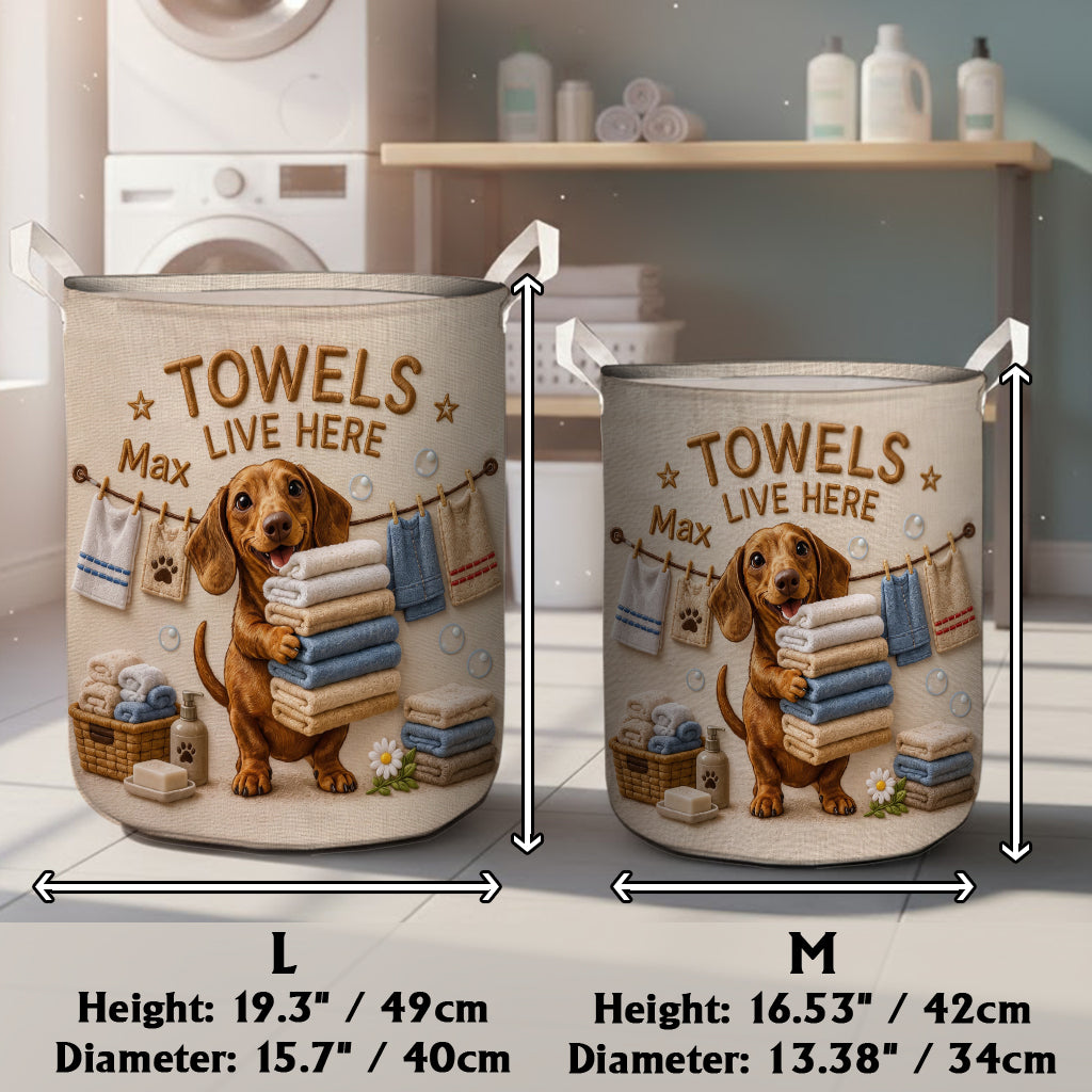 Geschenk für Tierbesitzer - Personalisierter Hundespeicherkorb