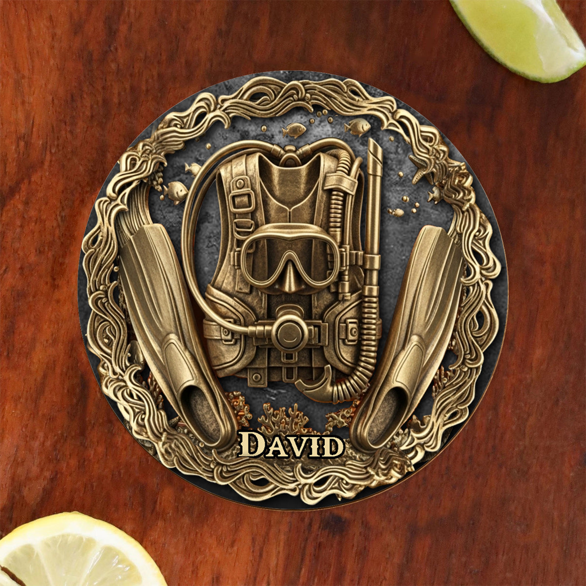 Scuba Diving Life – Personalisiertes Taucher-Whiskyglas