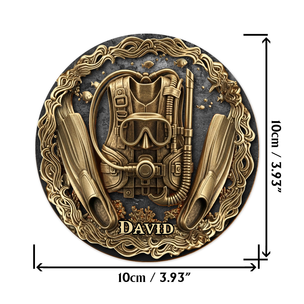 Scuba Diving Life – Personalisiertes Taucher-Whiskyglas