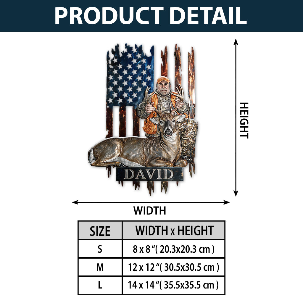 Hunting Season - Personalized Hunting 3D Printed Cut Metal Sign