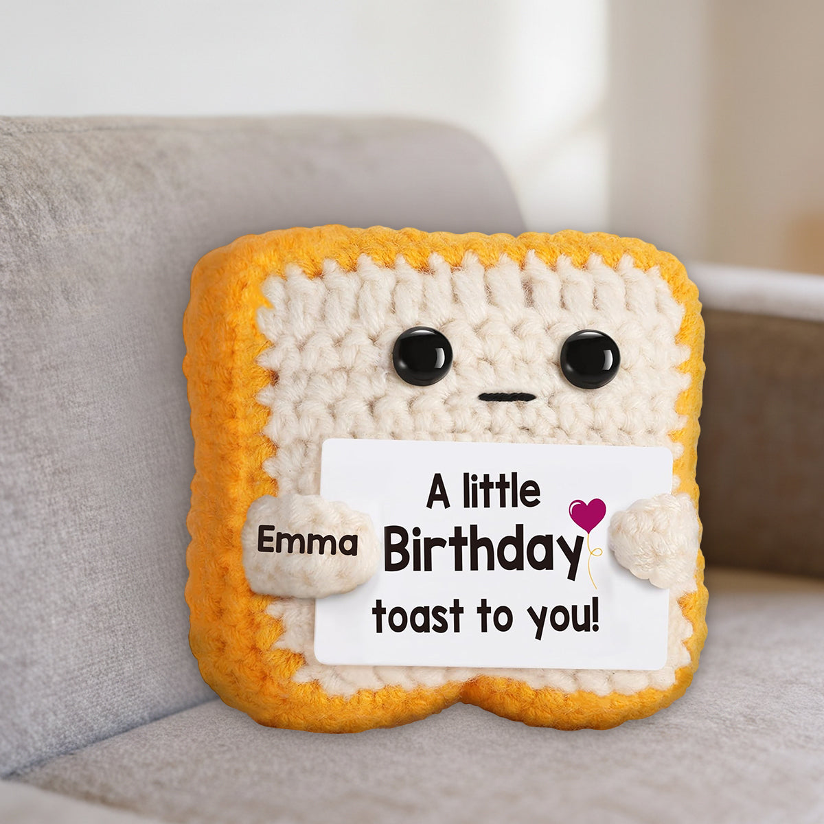 Happy Birthday - Personalized Birthday Premium Faux Fur Pillow