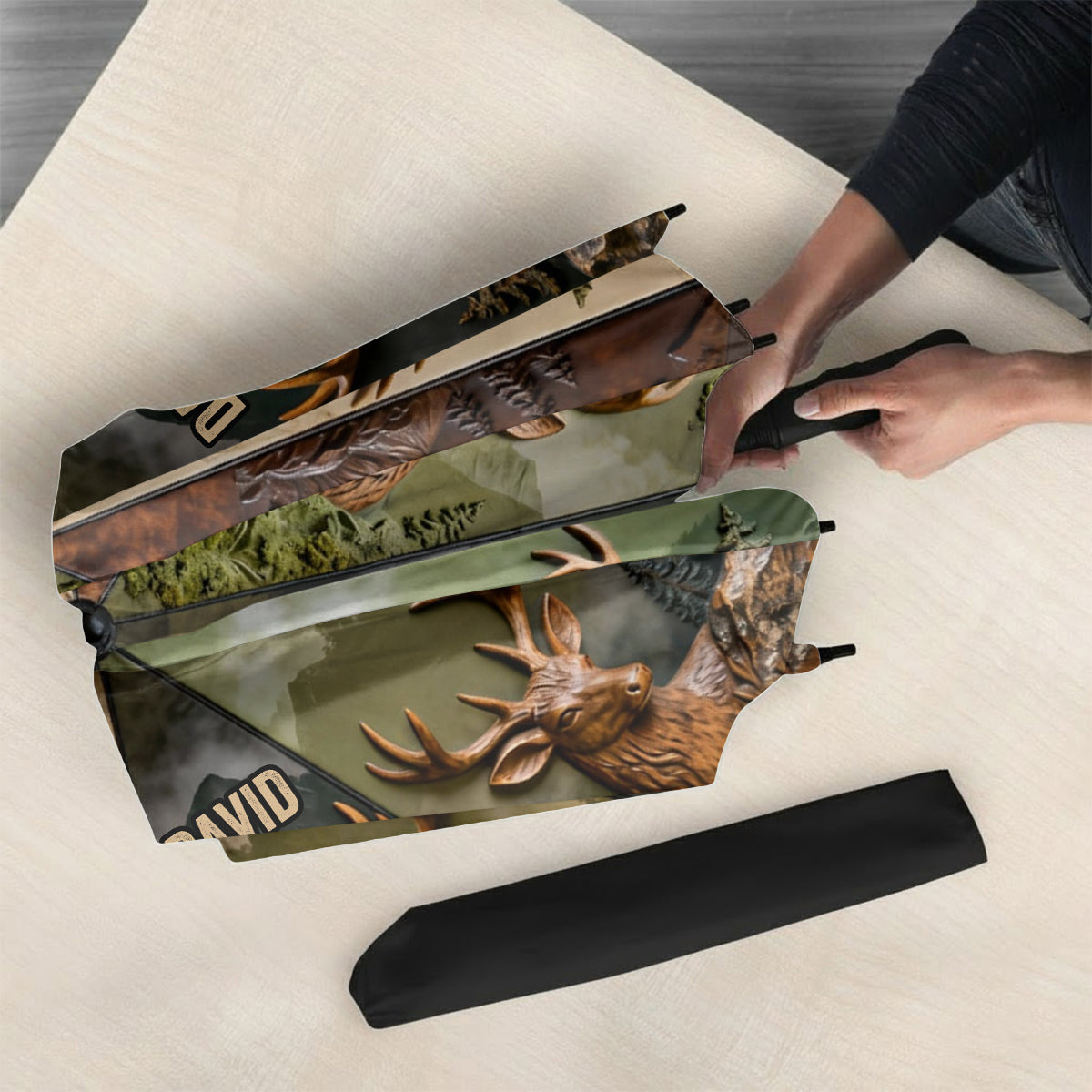 Das perfekte Geschenk für Jagdliebhaber – personalisierter Jagdschirm