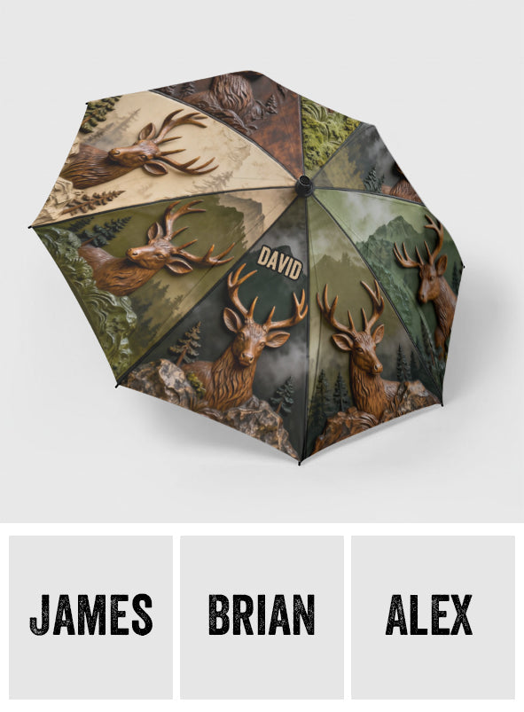 Das perfekte Geschenk für Jagdliebhaber – personalisierter Jagdschirm