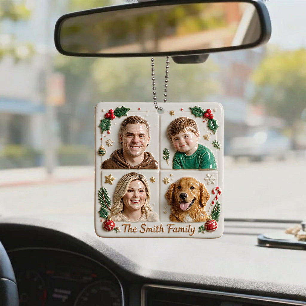 Our Christmas - Personalized Family Premium 3D Ornament