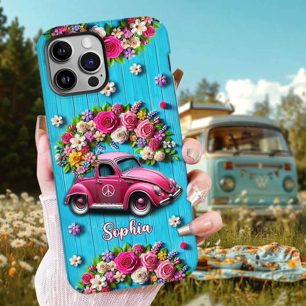 Hippie Soul – Personalisierte Handyhülle mit Hippie-Vollbilddruck