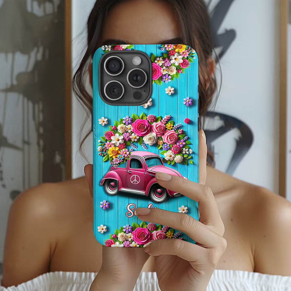 Hippie Soul – Personalisierte Handyhülle mit Hippie-Vollbilddruck