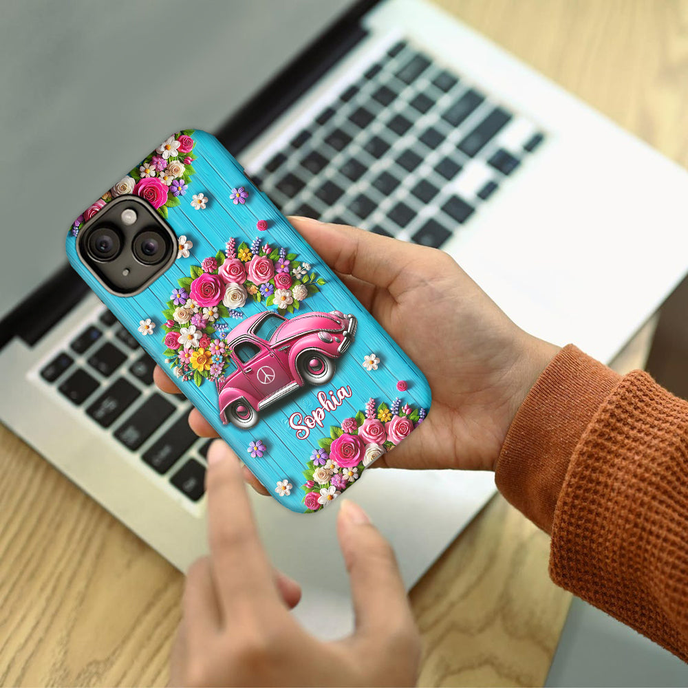 Hippie Soul – Personalisierte Handyhülle mit Hippie-Vollbilddruck