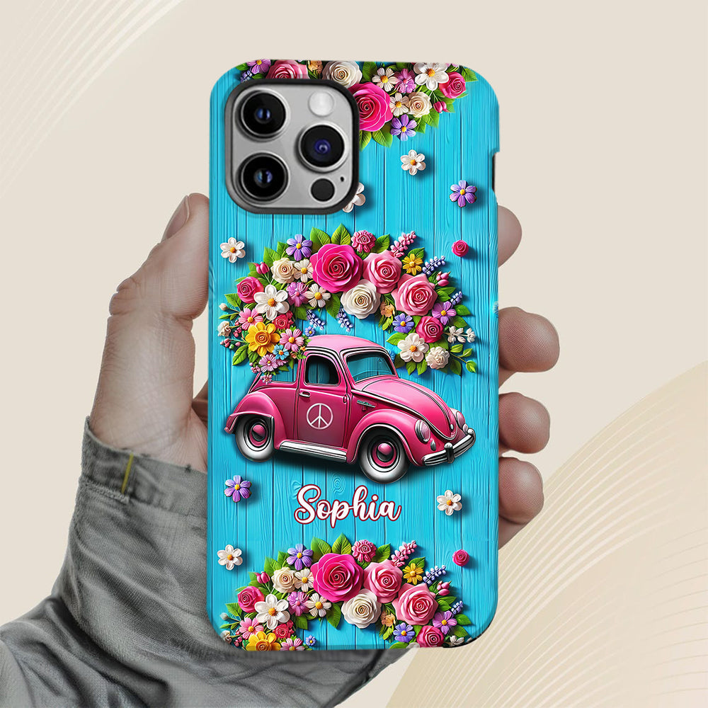 Hippie Soul – Personalisierte Handyhülle mit Hippie-Vollbilddruck