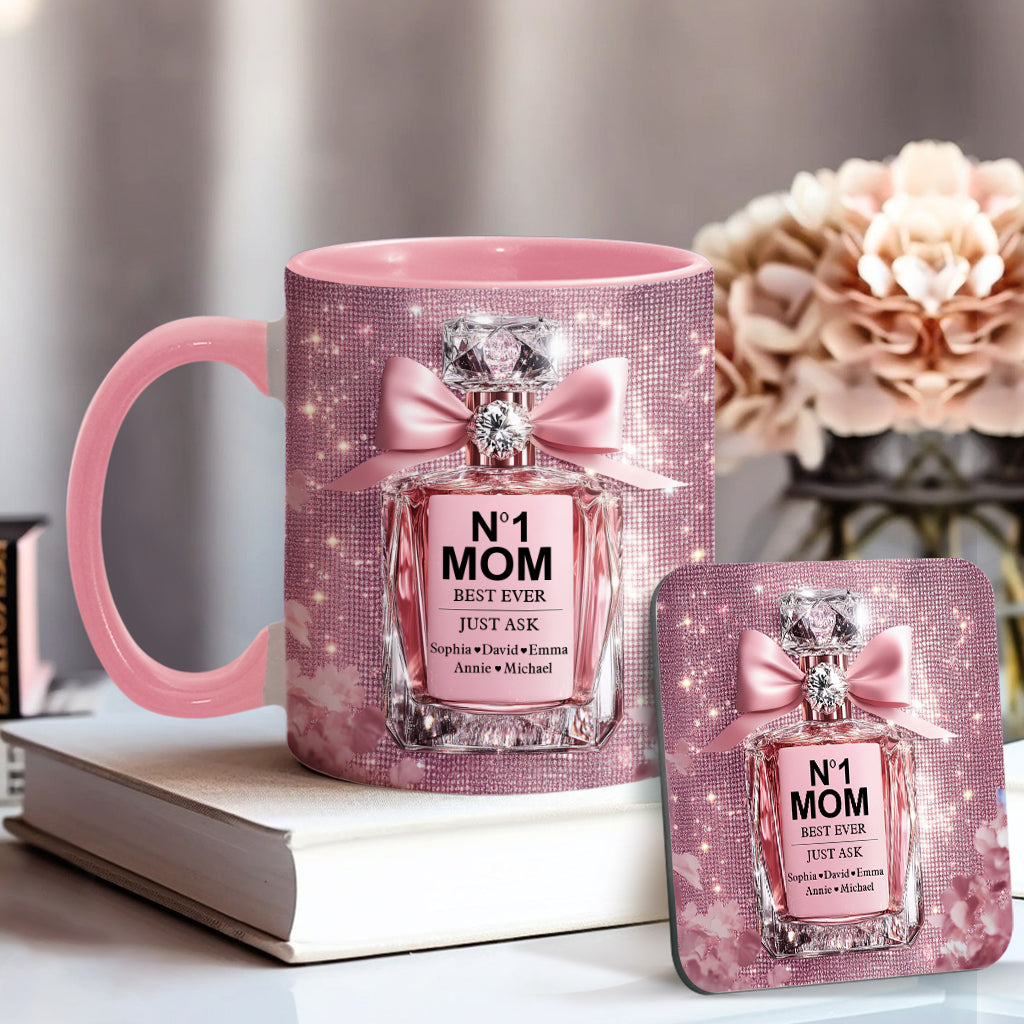 No1 Mom Ever - Personalized Mother Accent Mug