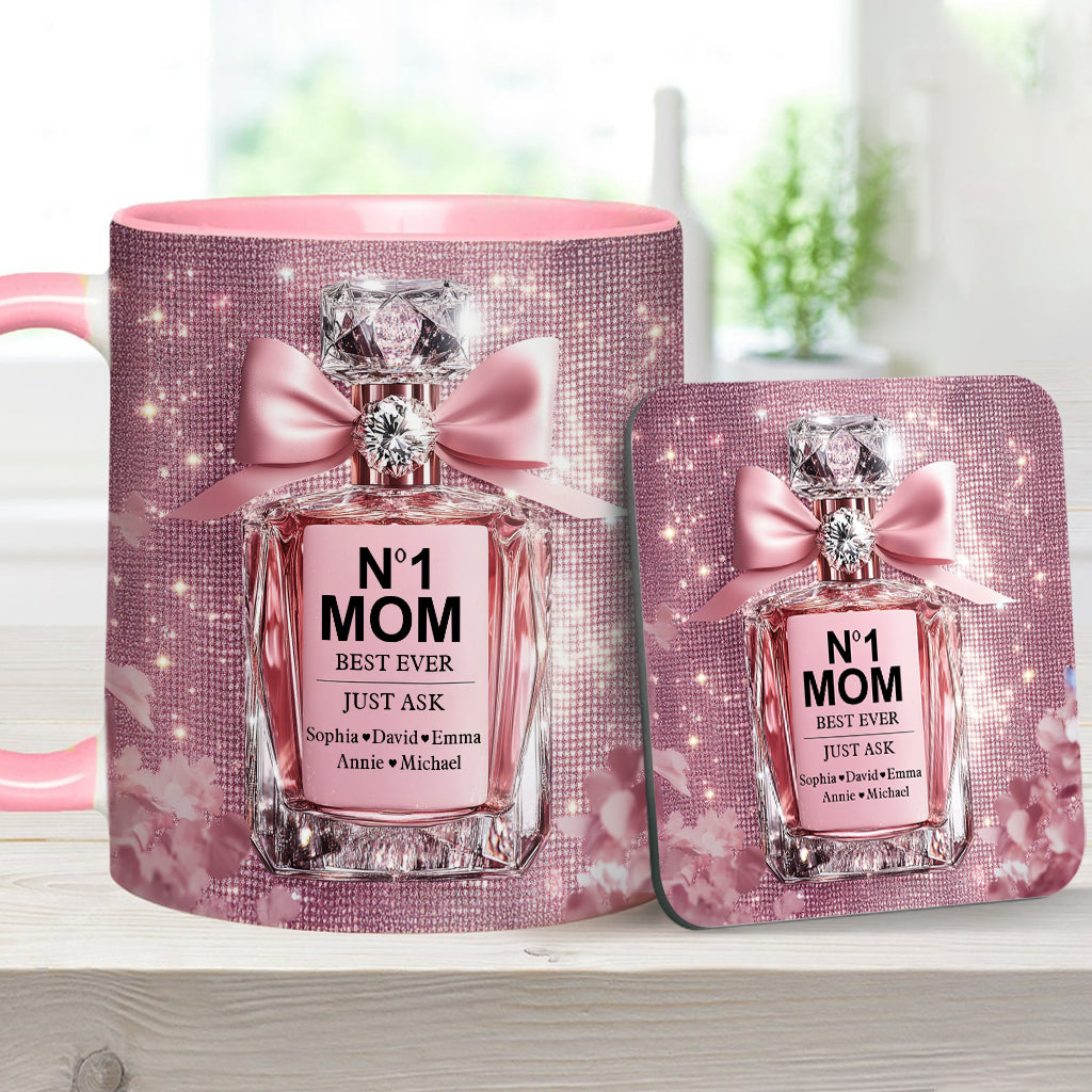 No1 Mom Ever - Personalized Mother Accent Mug