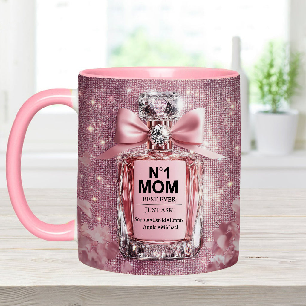 No1 Mom Ever - Personalized Mother Accent Mug