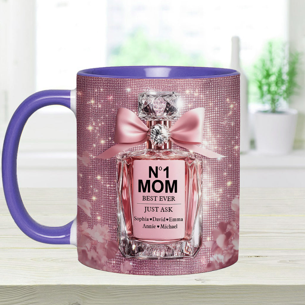 No1 Mom Ever - Personalized Mother Accent Mug