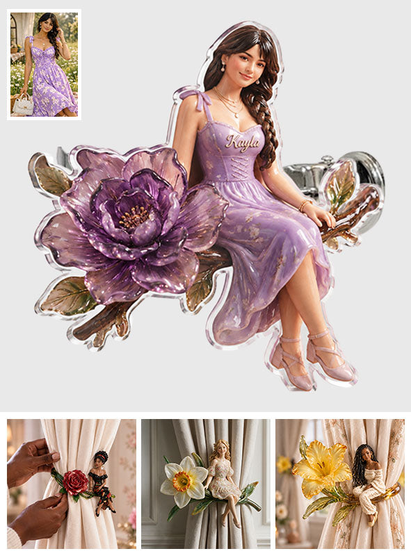 Bloom Within - Personalisierter Selbstliebe Vorhanghalter