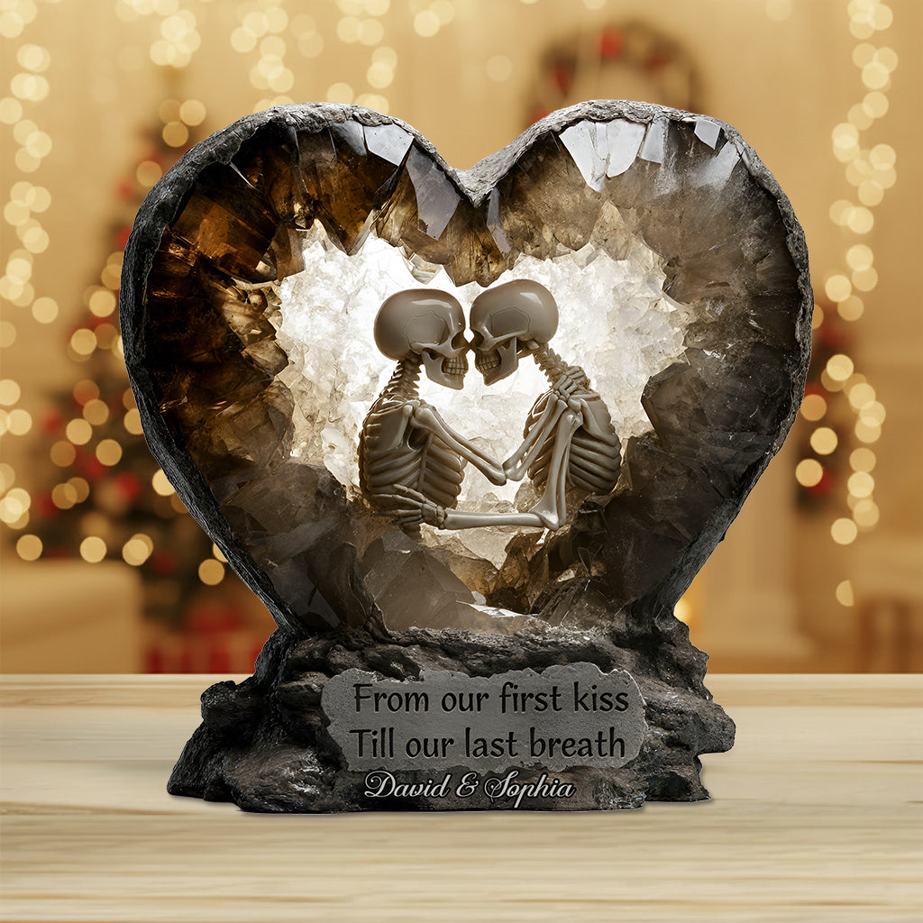From Our First Kiss - Personalized Couple Custom Shaped Acrylic Plaque