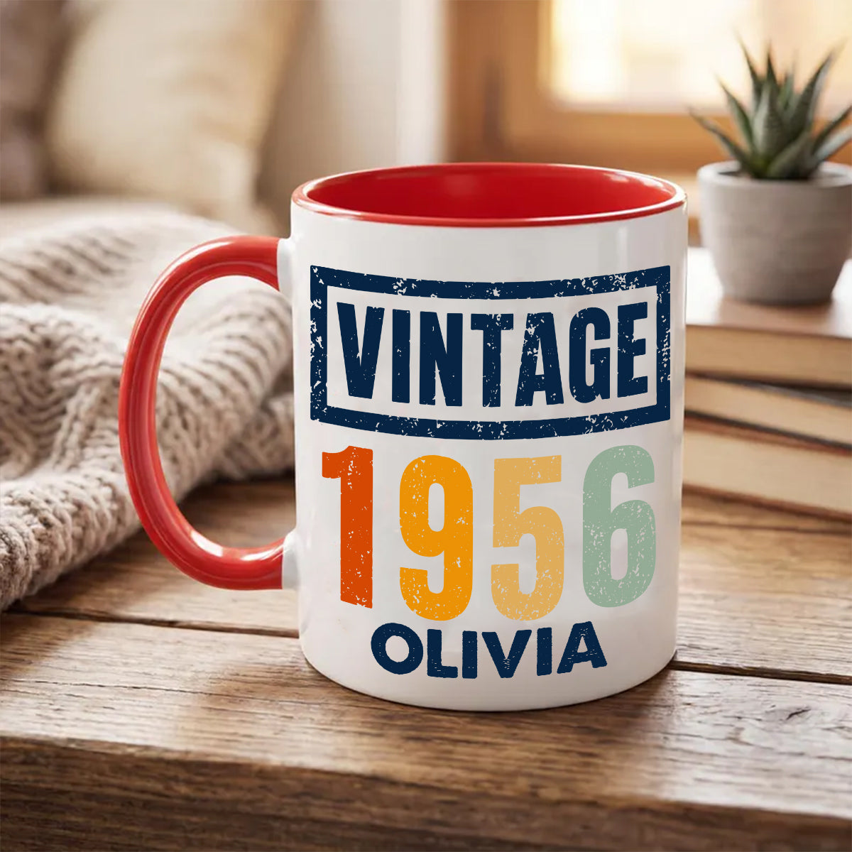 Birthday Gift - Personalized Birthday Accent Mug