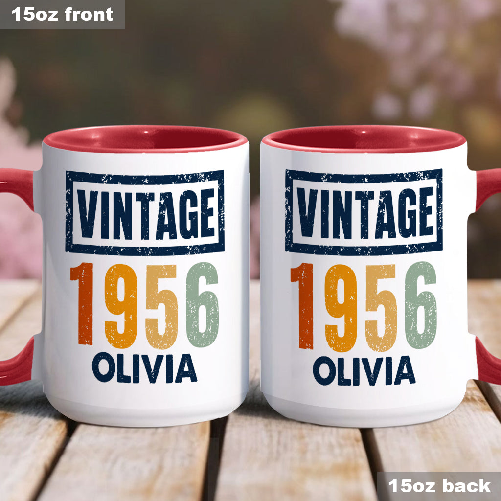 Birthday Gift - Personalized Birthday Accent Mug