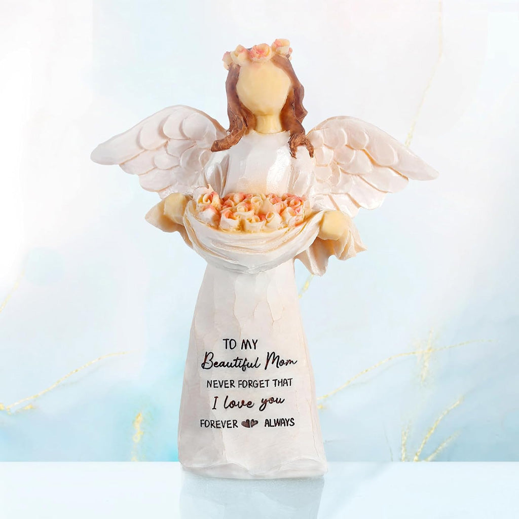To My Beautiful Mom Angel Figurine Gifts for Mom