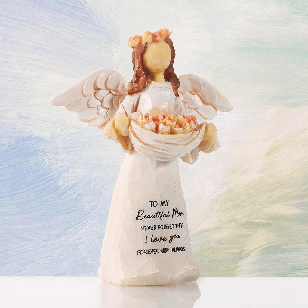 To My Beautiful Mom Angel Figurine Gifts for Mom