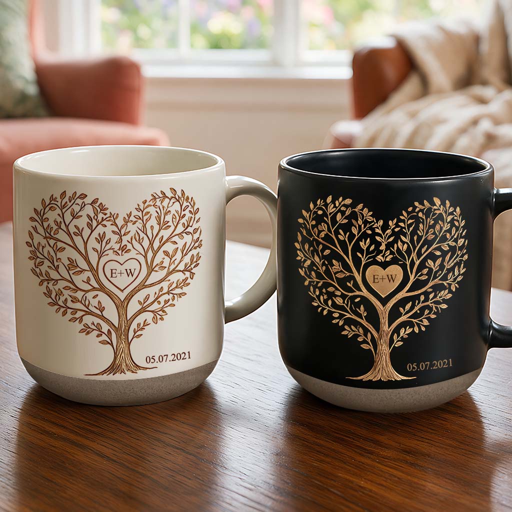 You & Me We Got This - Personalized Couple Printed Pottery Mug