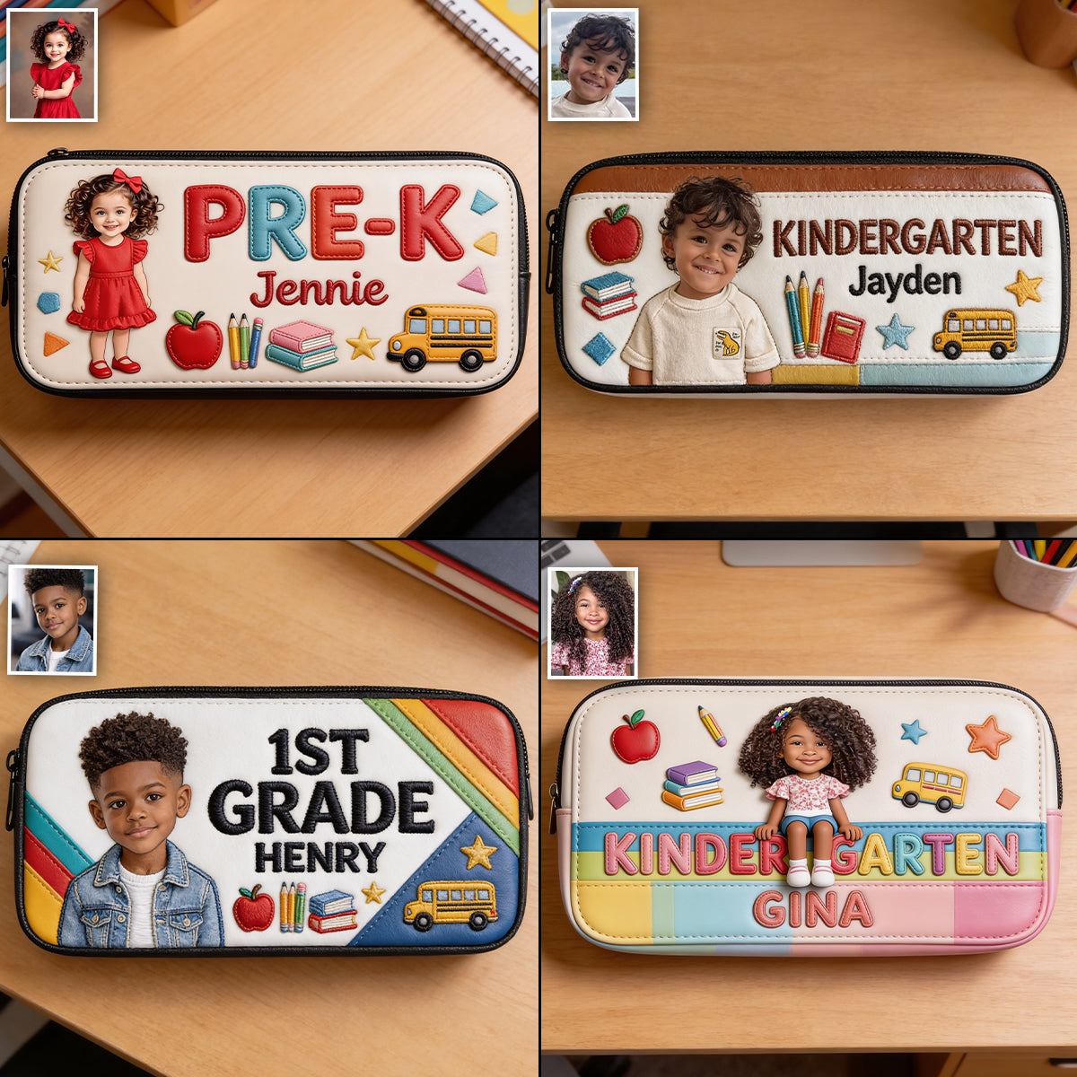 Back to School - Personalized Kid Pencil Case