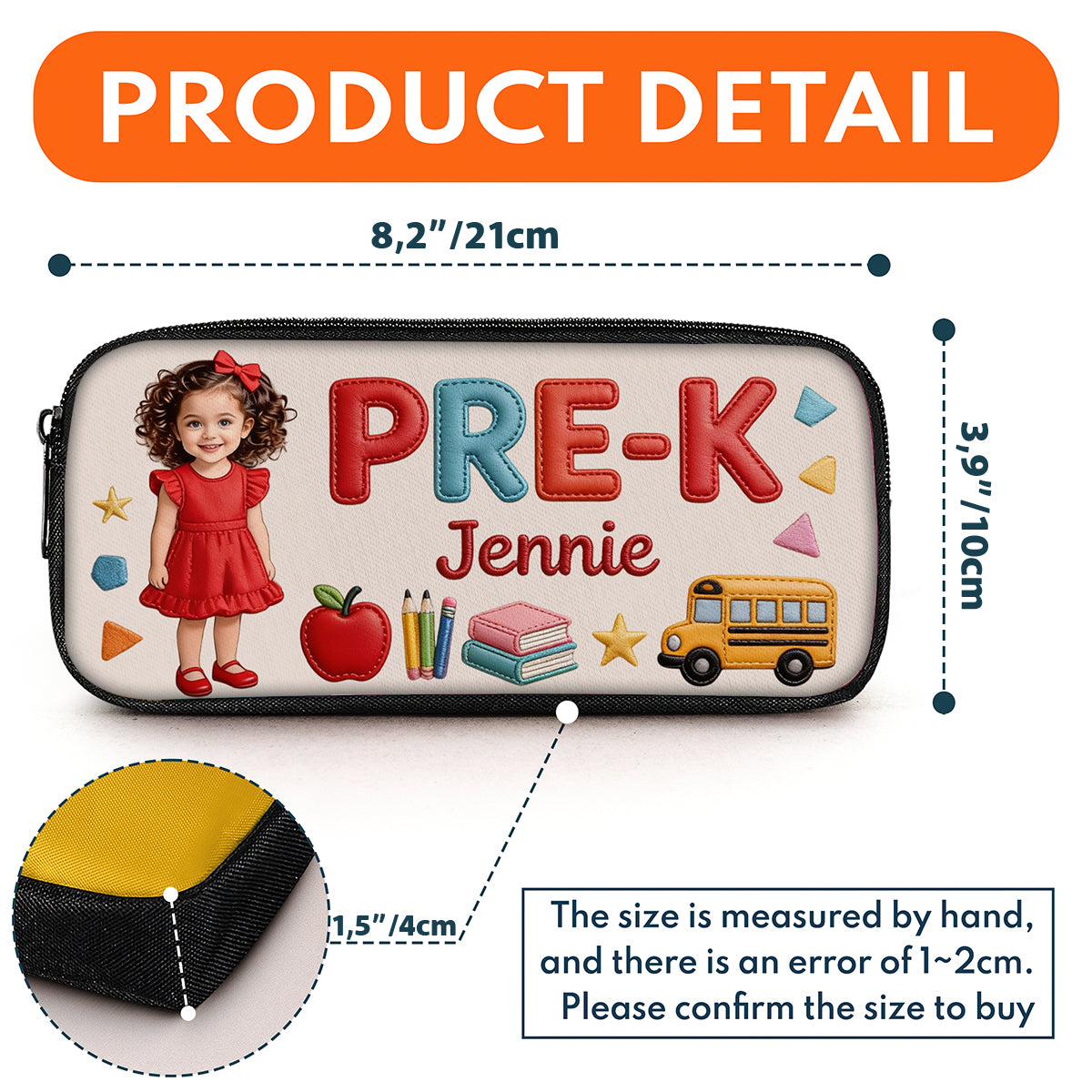 Back to School - Personalized Kid Pencil Case