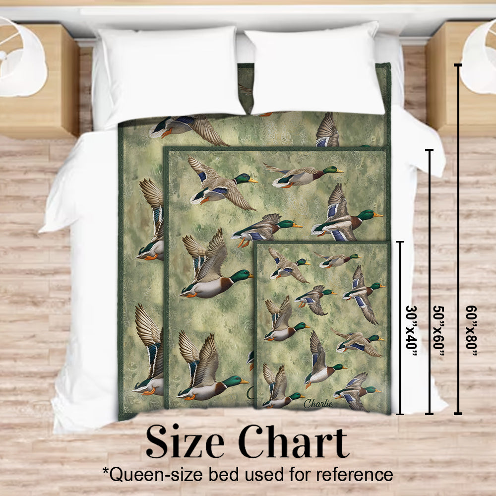 Entenjagd - Personalisierte Jagddecke