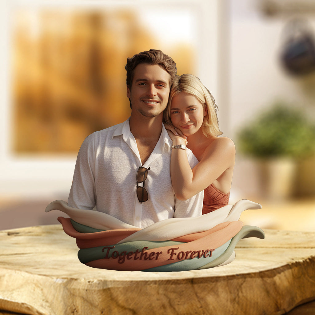 Plaque acrylique personnalisée à partir de n'importe quelle photo - Plaque acrylique personnalisée pour couple.