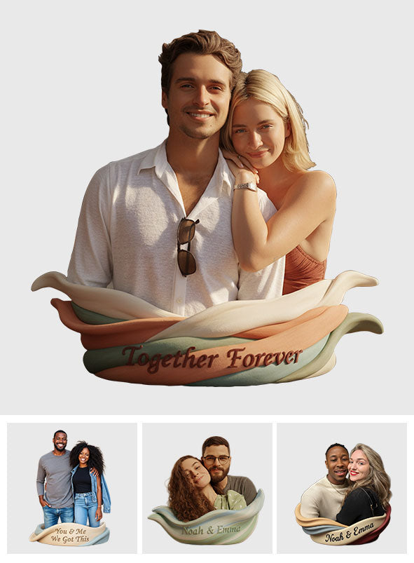 Plaque acrylique personnalisée à partir de n'importe quelle photo - Plaque acrylique personnalisée pour couple.