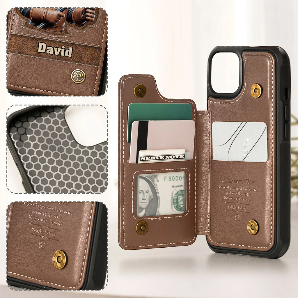 Strong Ones Become Welder - Personalized Welder Wallet Phone Case